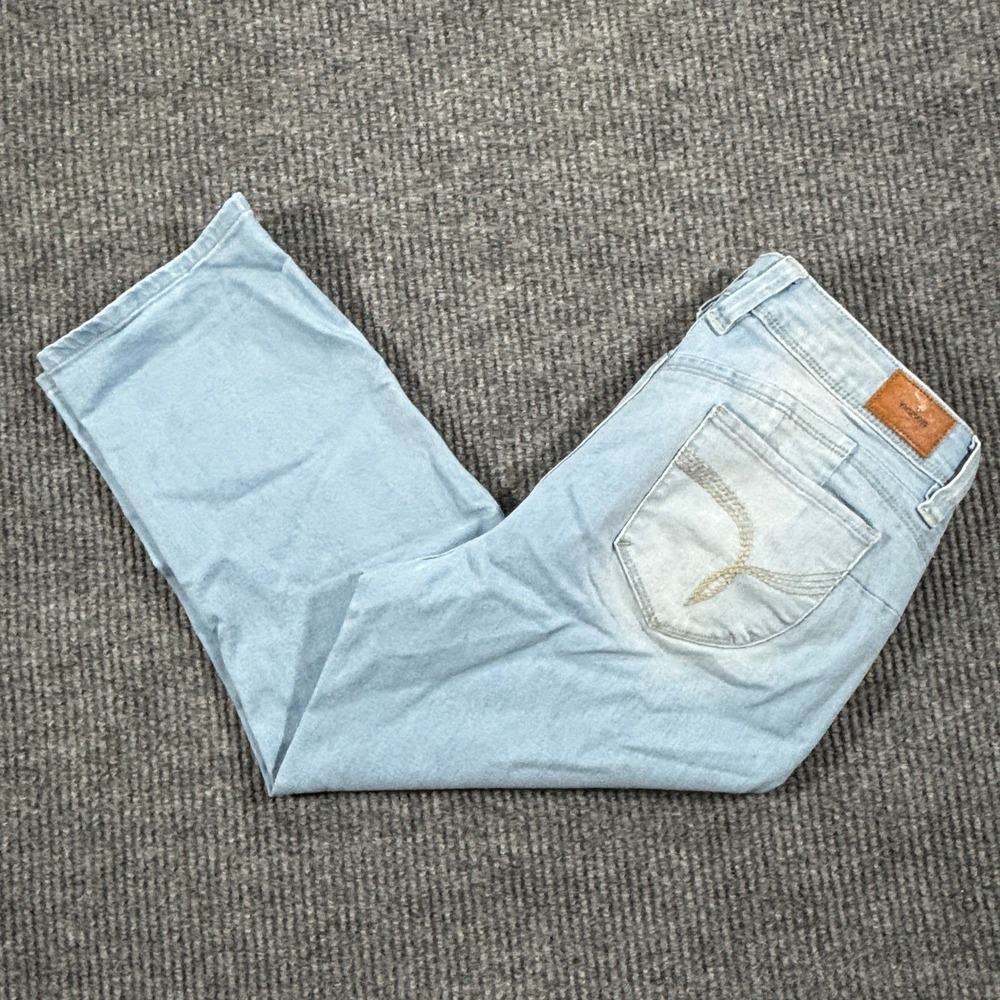 YMI WannaBettaButt Jeans Women 13/31 Blue Light Wash Cropped Denim Casual 0718